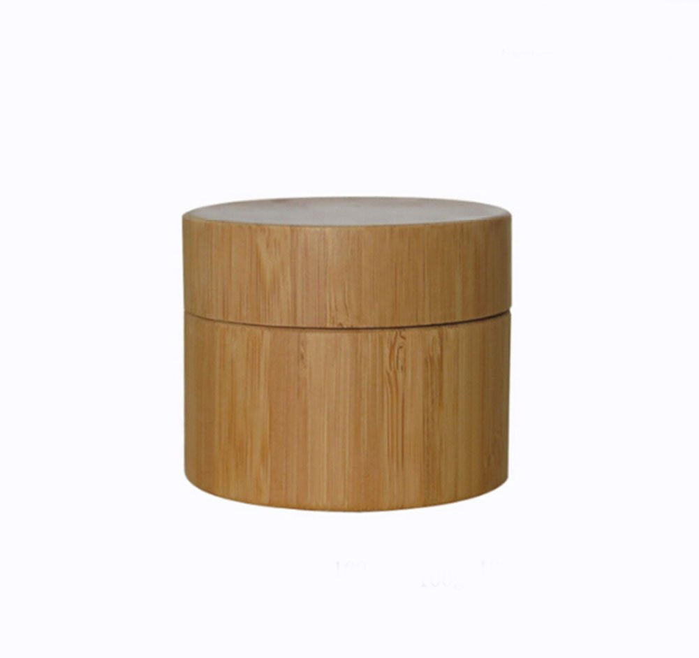 Topwel 15Ml/30Ml/50Ml/100Ml Environmental Bamboo Empty Refillable Cosmetic Cream Jar Storage Bottle Container Bottle (100Ml)