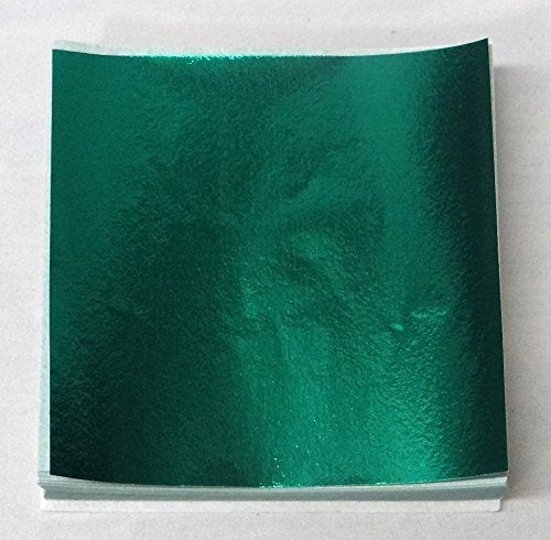 Candy Molds N More 3 X 3 Inch Dark Green Confectionery Foil Wrappers, 125 Sheets