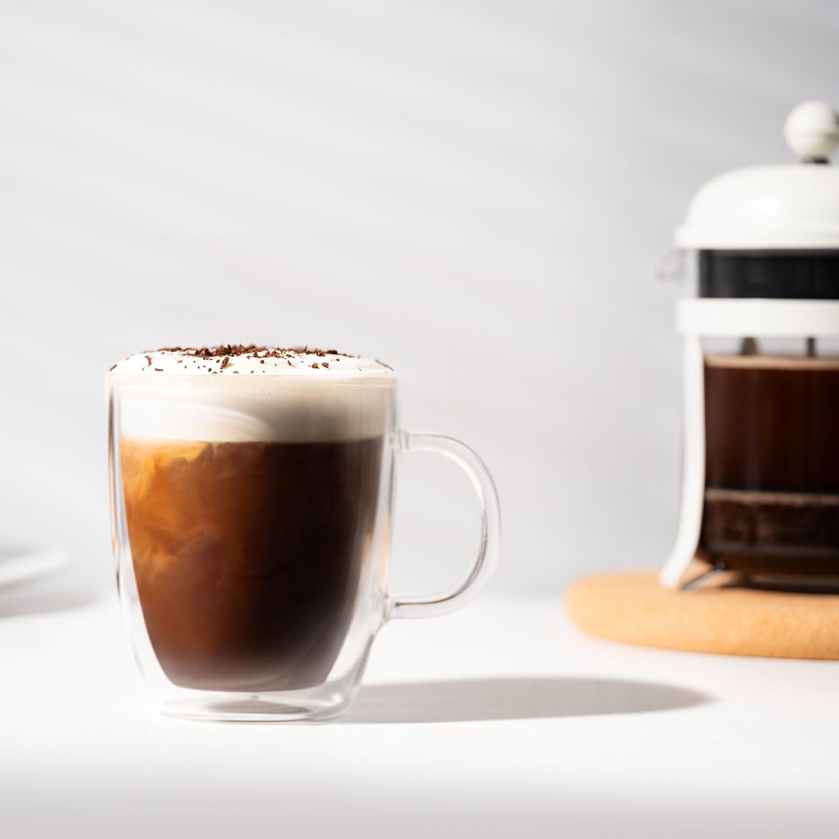 Bodum Bistro Coffee Mug  10 Ounce (2-Pack)  Clear