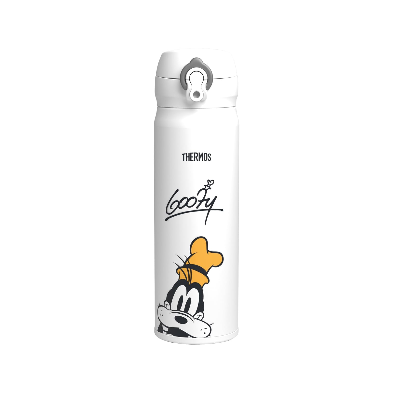 Thermos JNL506DS GFY Vacuum Insulated Portable Mug, 16.9 fl oz (500 ml), Goofy, Easy to Clean, Lightweight Type, OneTouch Open