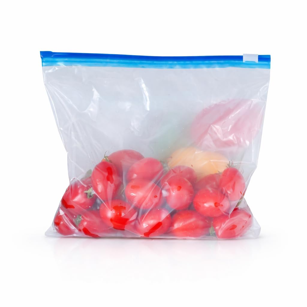 Drudraya Reusable Food Grade Zip Lock Bag With Slider Zipper | Pack Of 10