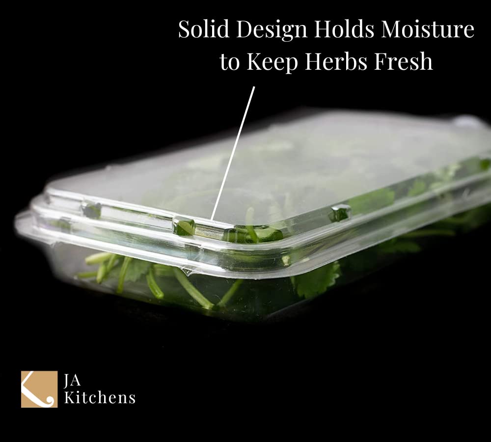 Ja Kitchens .75 Ounce Small Herb Clamshell Container - Disposable - Pack Of 20