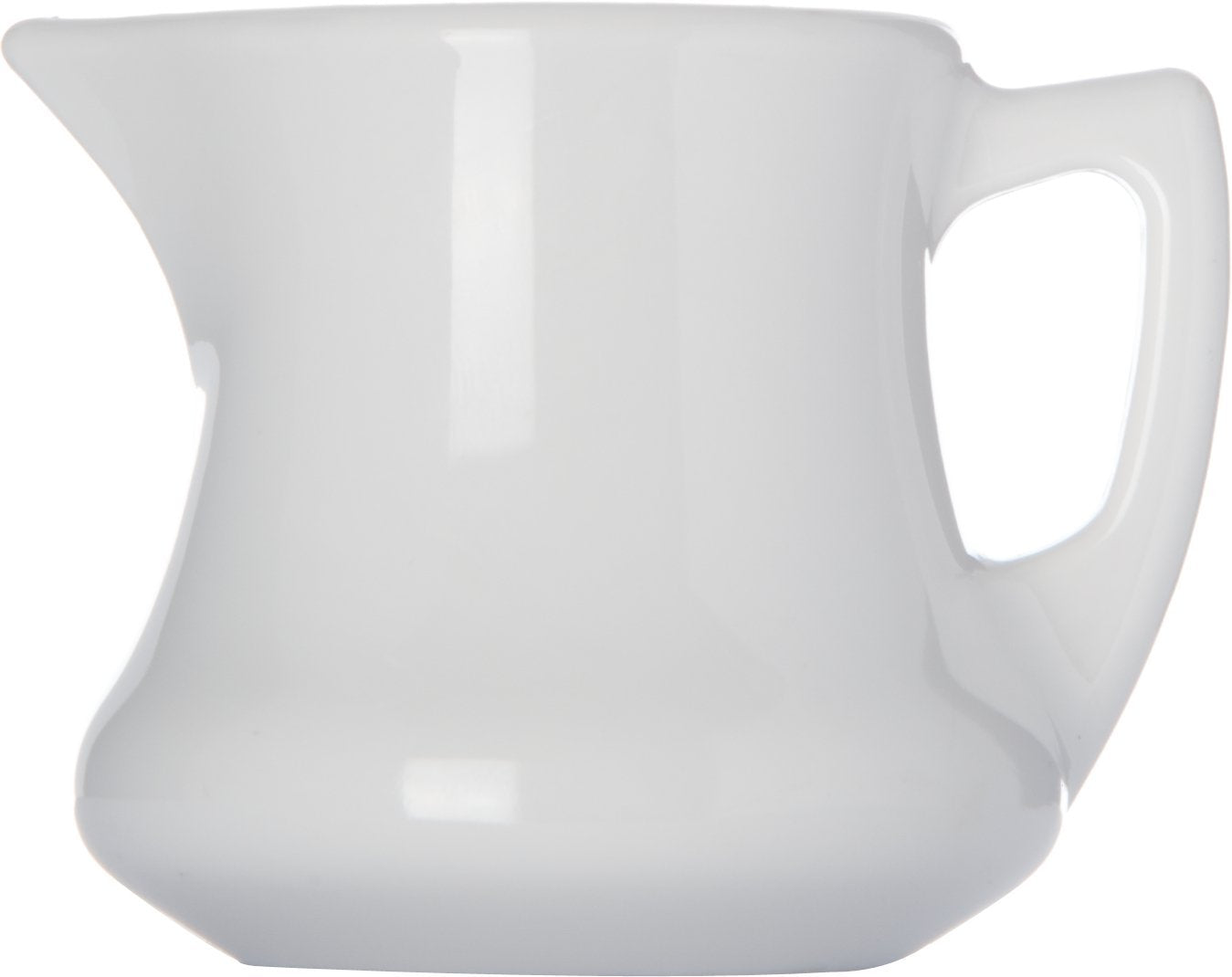 Carlisle Foodservice Products Creamer Pitcher For Restaurant And Kitchen, Plastic, 3 Ounces, White, (Pack Of 36)