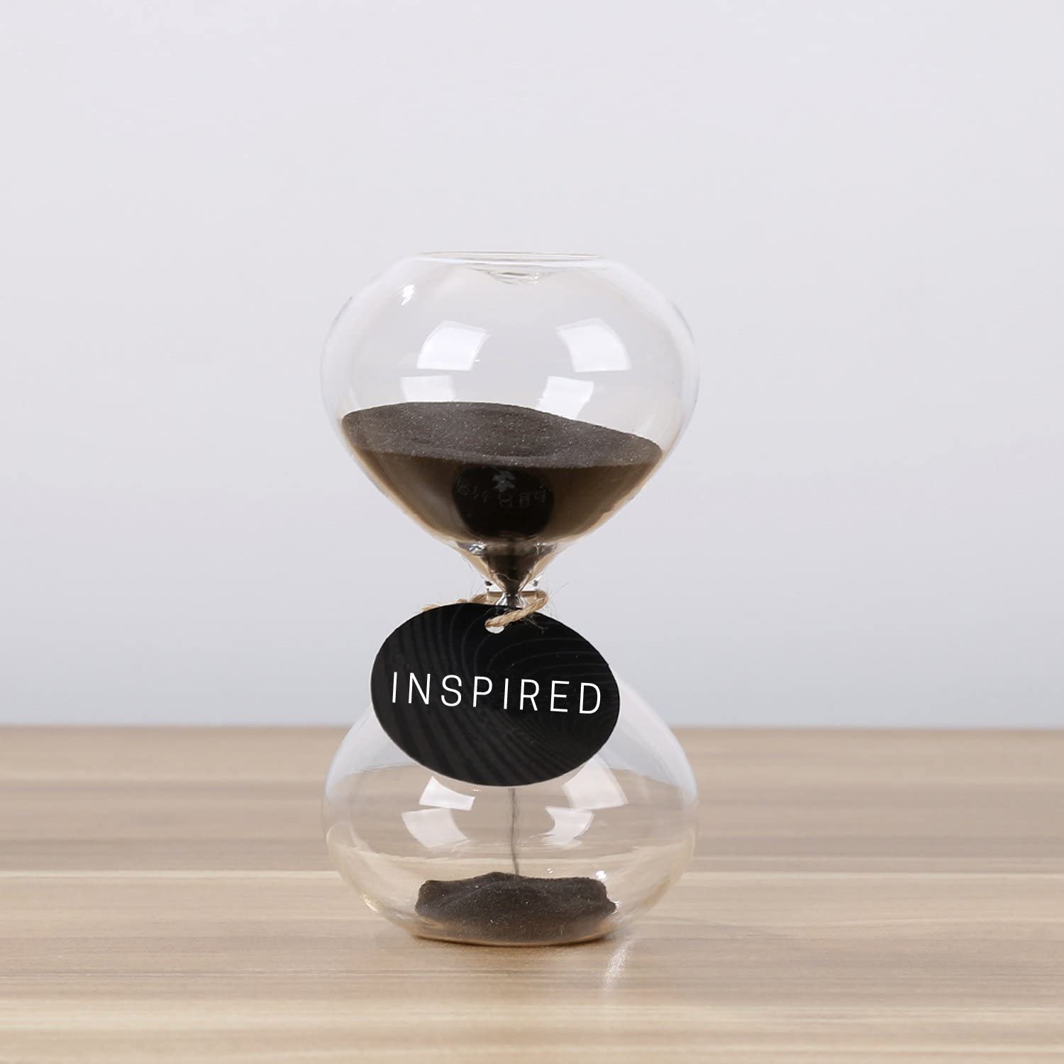 Swisselite Biloba Puff Sand Timerhourglass Sand Timer - Inspired Glasshome, Desk, Office Decor