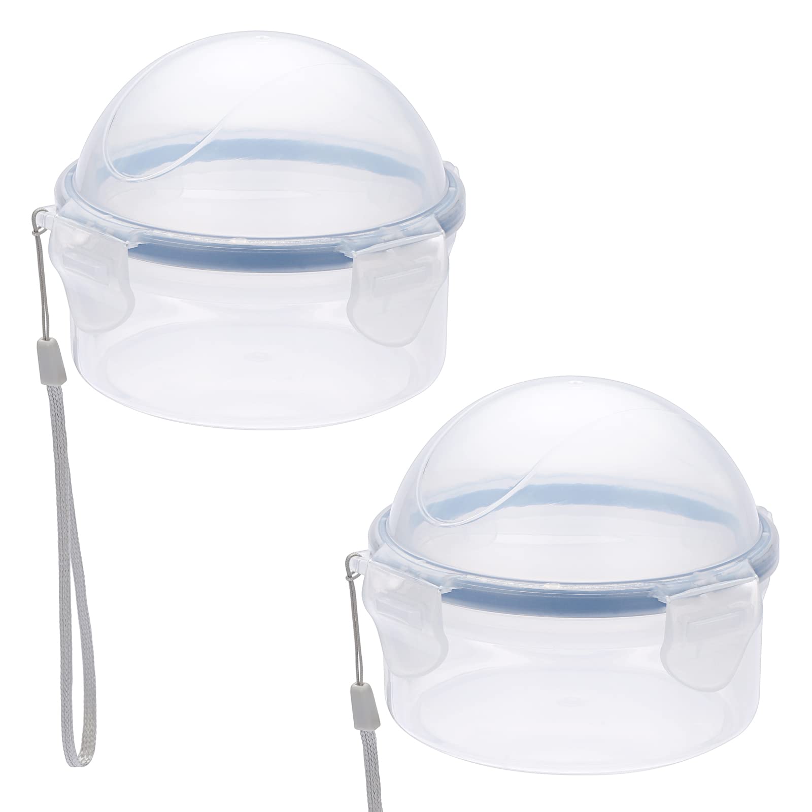 Juxyes Small Fruit And Vegetable Storage Containers With Lid, Plastic Onion Storage Keeper Containers For Fridge, Portable Fruit