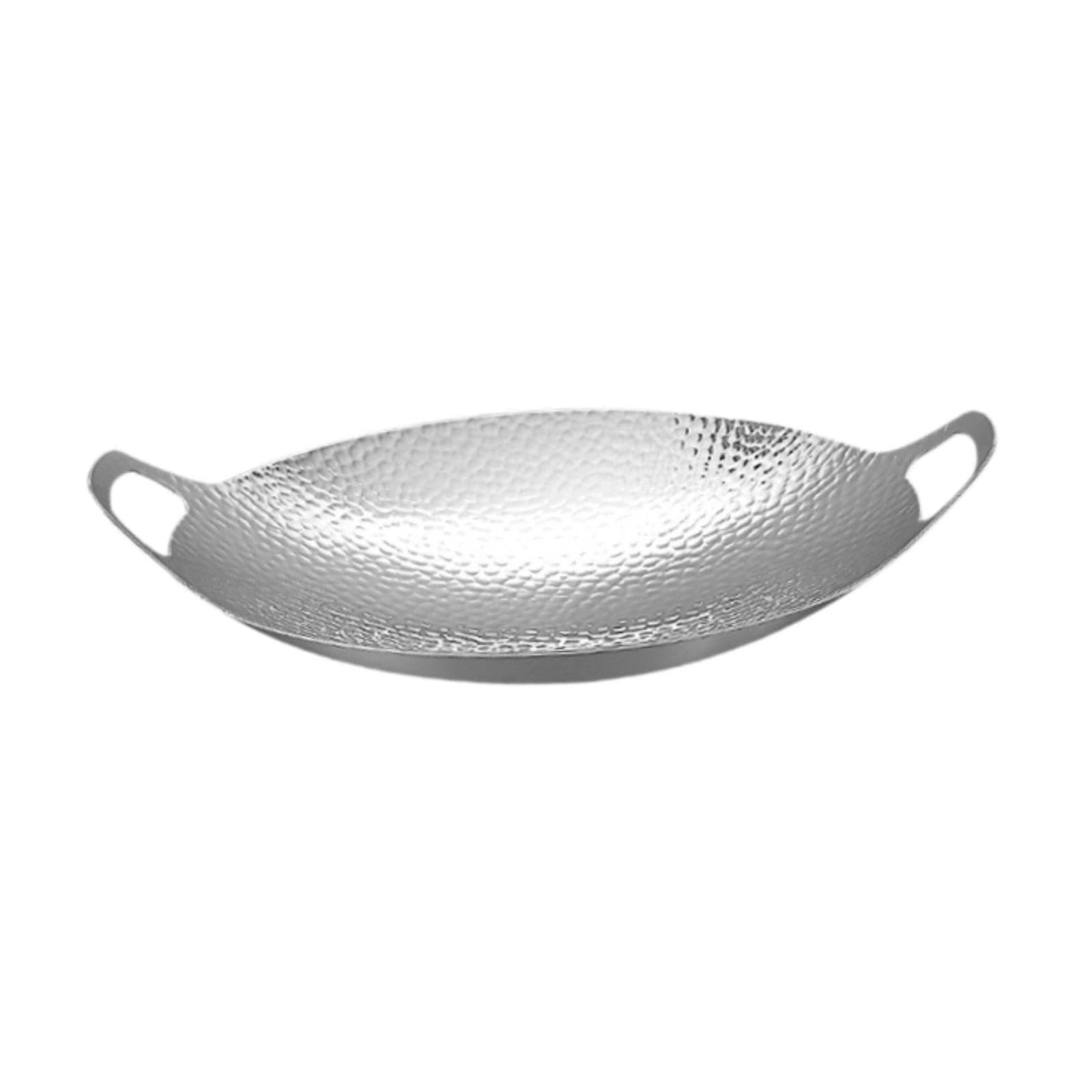 The Style Sutra Cookware Pan Double Ear Non Stick Seafood Troop Pot For Home Hotel Seasoning Silver|Home & Garden|Home & Garden|