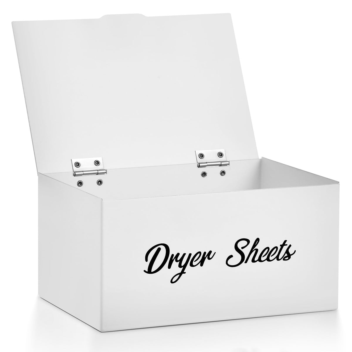 Dryer Sheet Holder For Laundry Room,Metal Dryer Sheet Container With Lid,Dryer Sheet Dispenser For Laundry Storage And Organizit