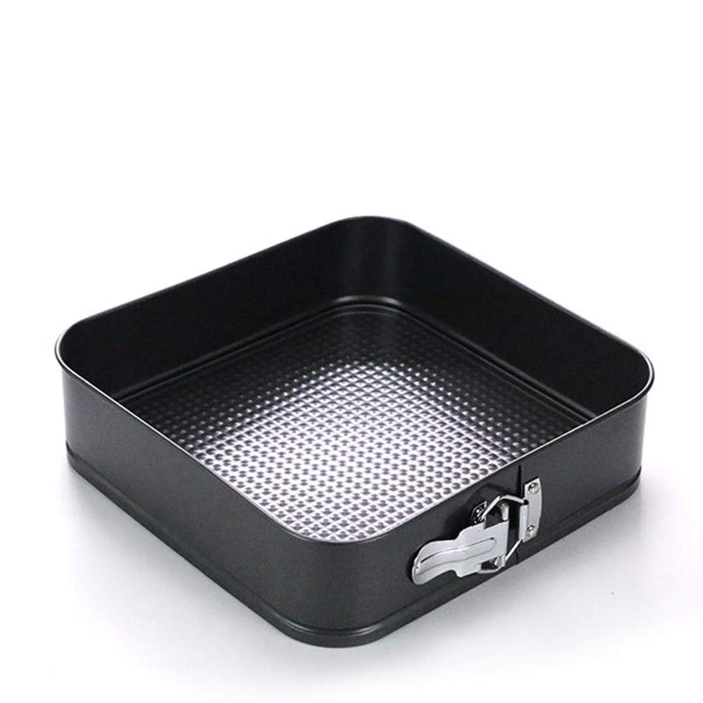Falytemow Nonstick Springform Pan With Removable Bottom 3 Pieces Cake Molds Of Square Leakproof Cheesecakes Pan Bakeware Set 9.4