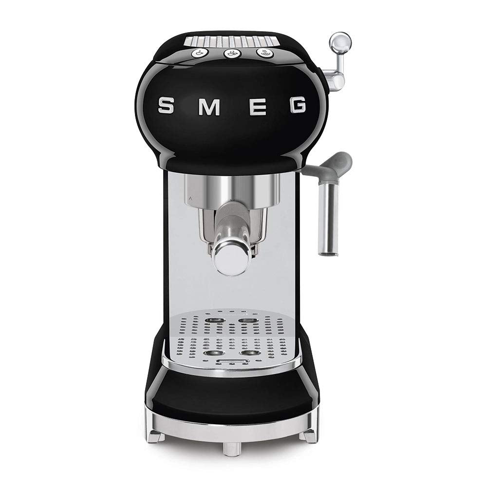 Smeg Espresso Machine, 1 Liters, Black Ecf01 Blus