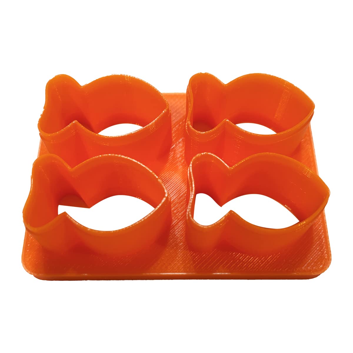 Mini Gold Fish Cookie Cutter, Orange Goldfish, Multi 4 Molds In 1, Dough Fondant Fish Shape For Baking Biscuits, Crackers, And P