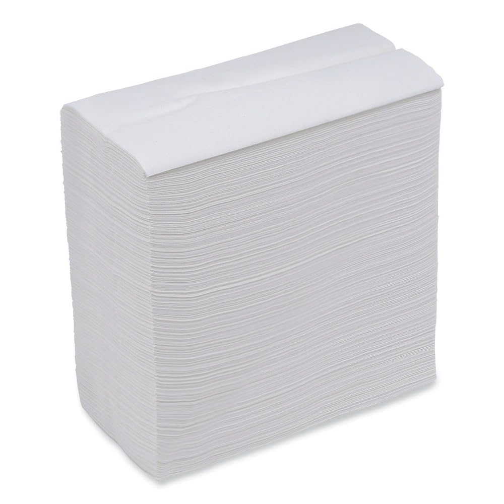 Tallfold Dispenser Napkin, 12 X 7, White, 500/Pack, 20 Packs/Carton