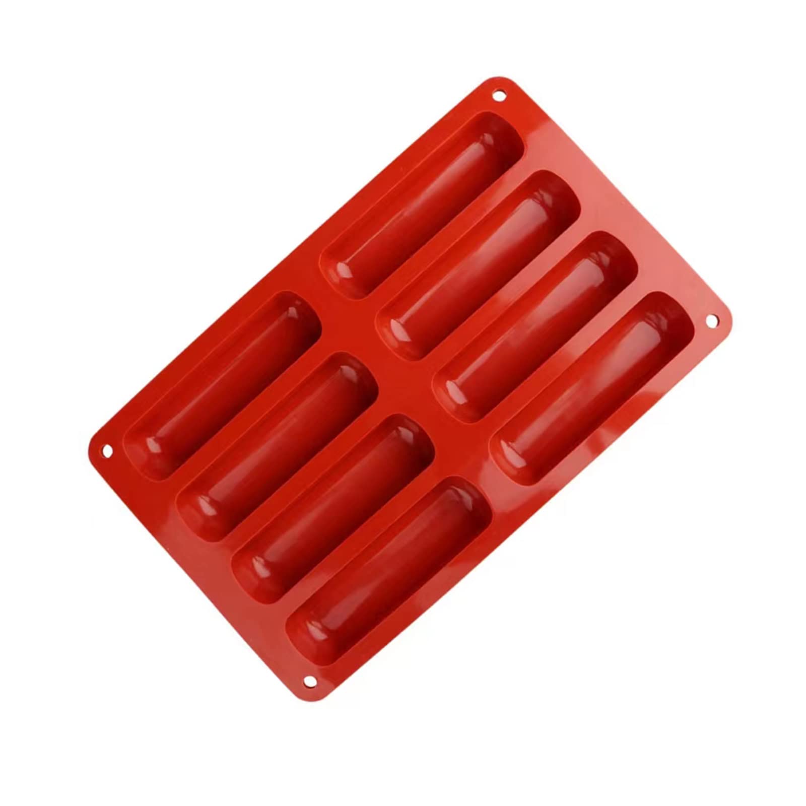 8 Cavity Long Strips Eclair Silicone Cake Pop Mold Cake Pop Maker Silicone Baking Molds Cake Handmade Baking Supplies For Chocol