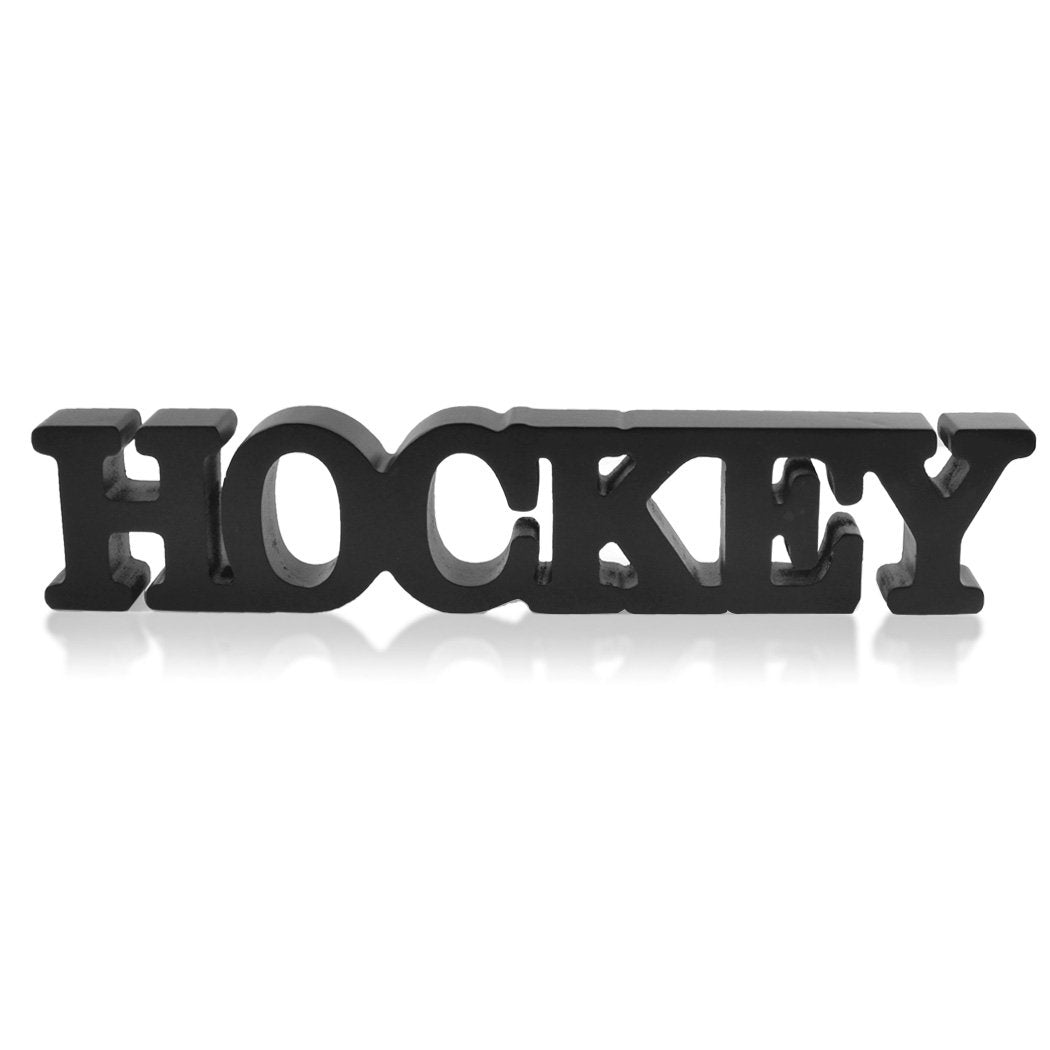 ChalkTalkSPORTS Hockey Wood Words | Hockey Sign & D  cor