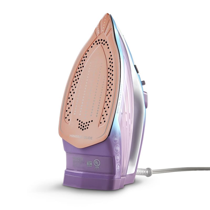 Black+Decker Moonstone Iron, Ir2323-1Ad, Ceramic Infused Soleplate & Anti-Drip Function With Auto Clean And Auto Shut-Off, 50% S