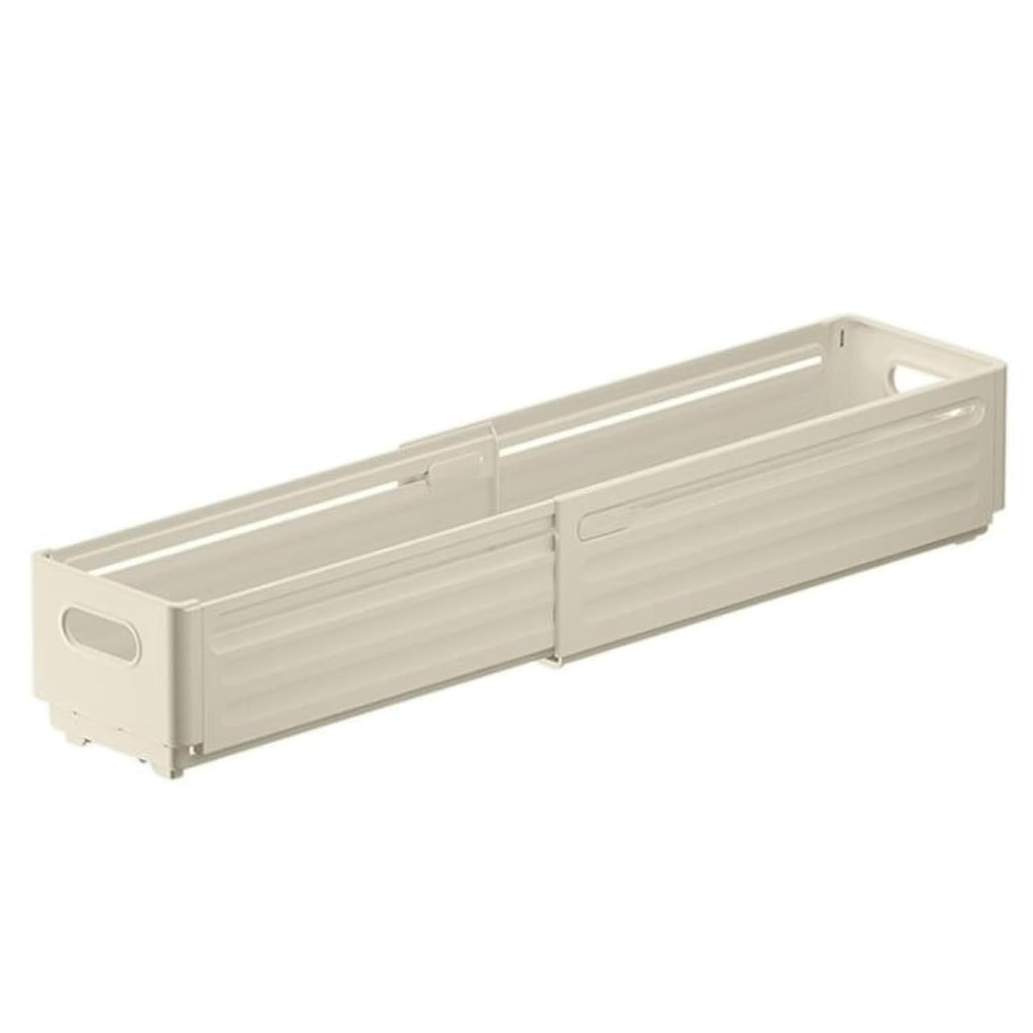 Ameedarshan Expandable Drawer Organizer, MultiFunction Storage Box For Kitchen Office Desk, Beige, 30 Cm Length (3)