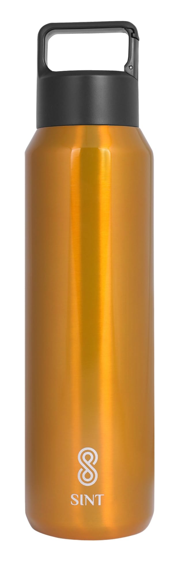 SINT Carbonated Sports Water Bottle - 27 Oz, Leak Proof - Stainless Steel, Gym & Sports Bottles for Men & Women, Double Walled &