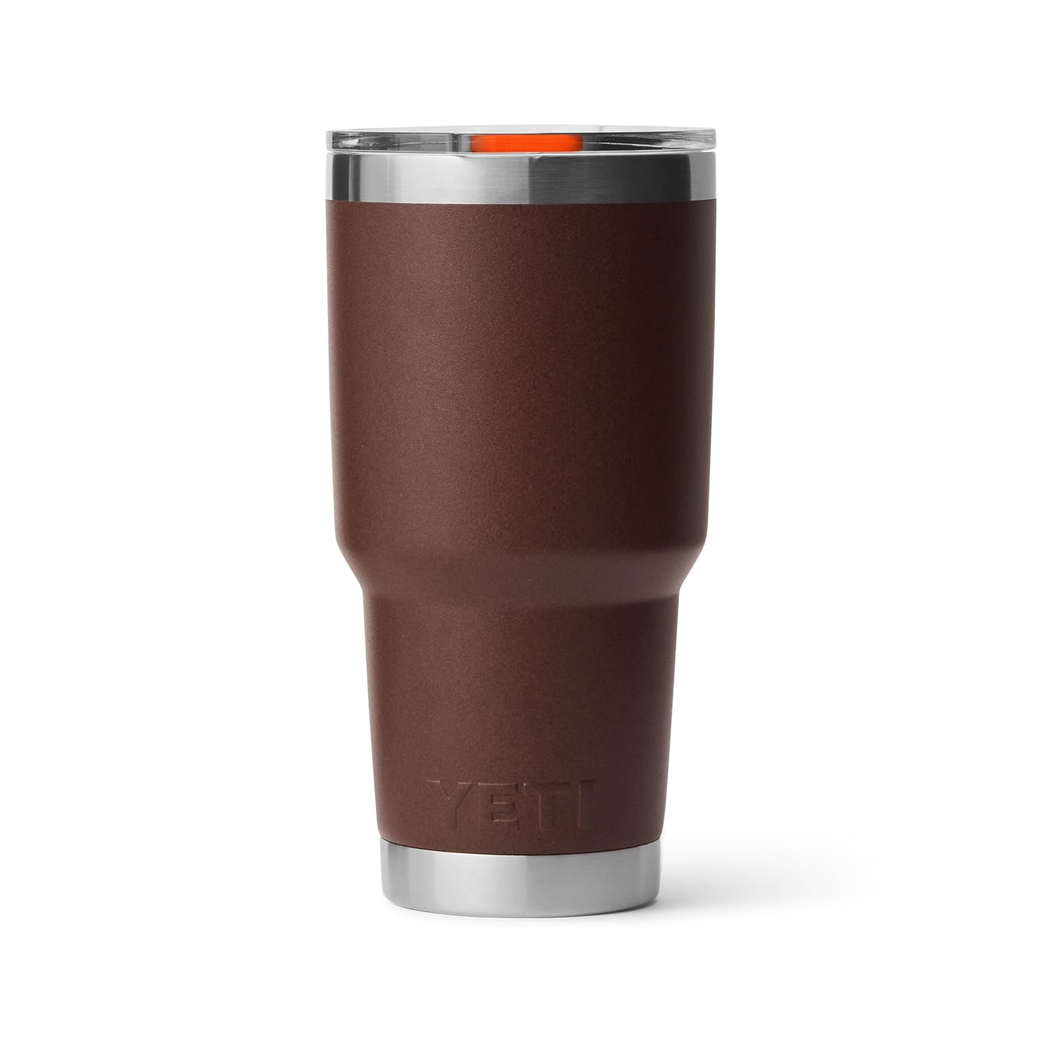 Yeti Rambler 30 Oz Tumbler, Stainless Steel, Vacuum Insulated With Magslider Lid, Wetlands Brown