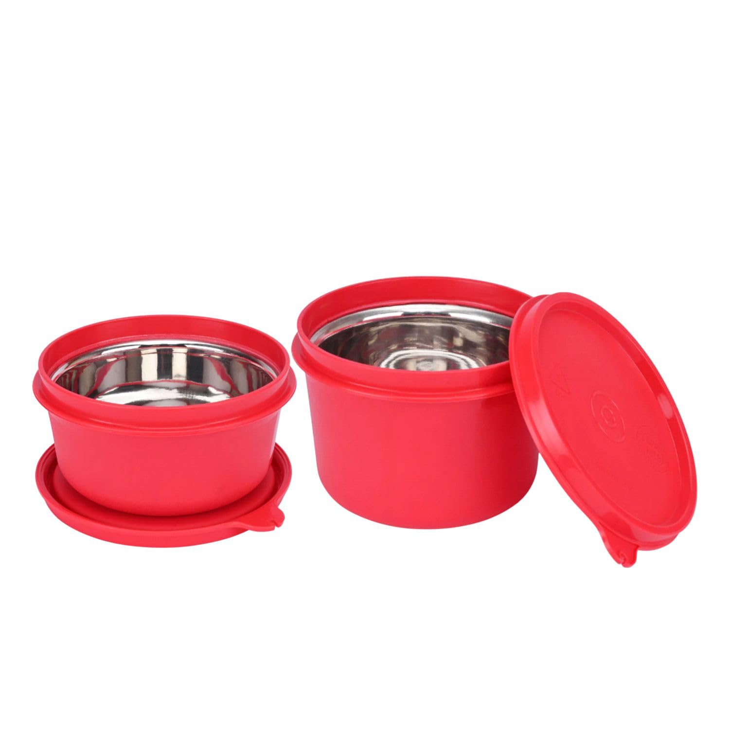 Signoraware Monarch Executive Microsafe Stainless Steel Container | Airtight & Leakproof | OdorFree & Stain Resistant | Ideal F