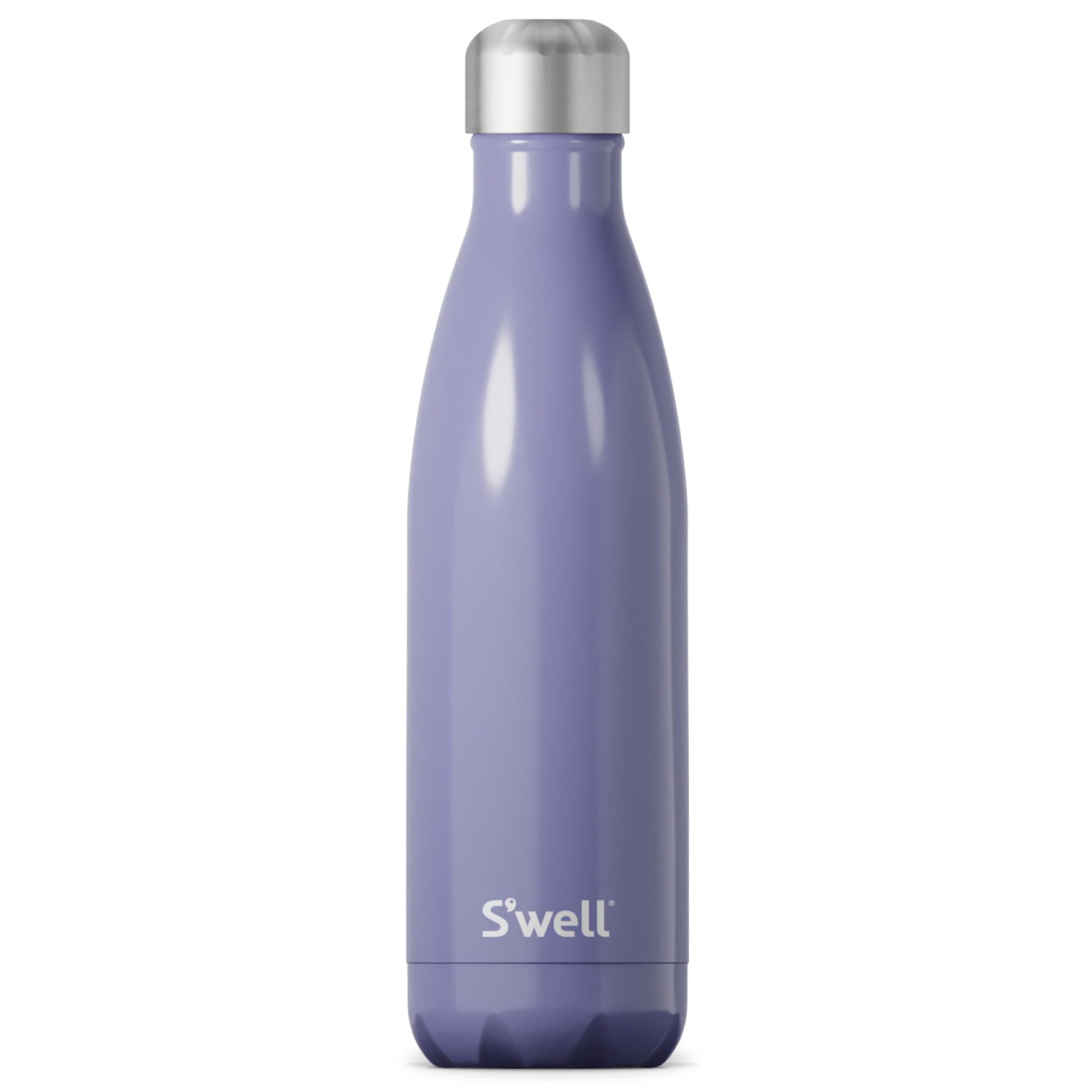 S'Well Stainless Steel Water Bottle, 17Oz, Hillside Lavender, Triple Layered Vacuum Insulated Containers Keeps Drinks Cold For 3