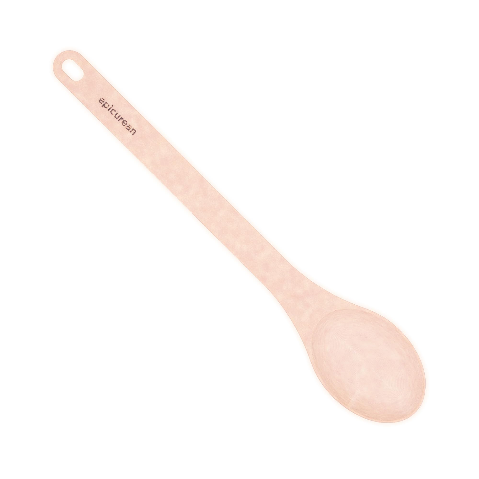 Epicurean Kitchen Series Utensils Medium Serving Stirring Spoon  Dishwasher Safe, NonToxic and Made in the USA, Natural