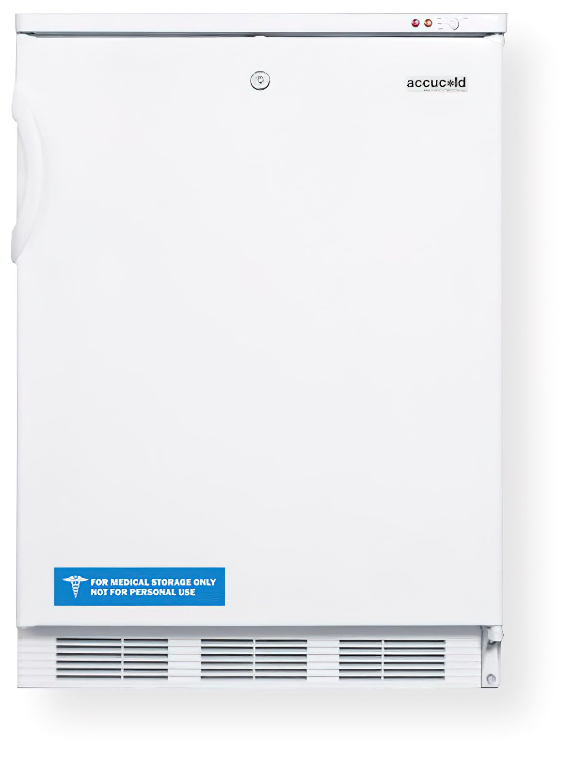 Accoculd VT65ML Freestanding Medical All-Freezer Capable of -25C Operation with Front-Mounted Lock, Manual Defrost, One Piece In