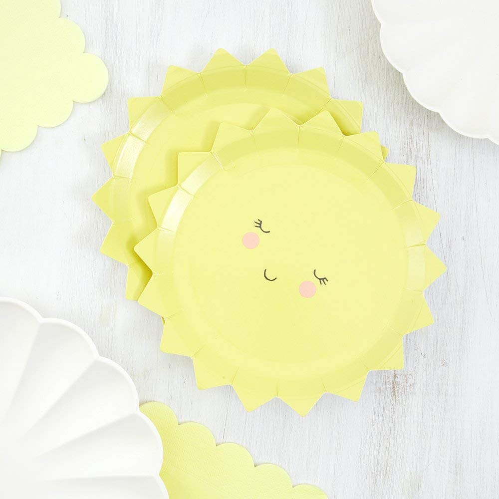 Meri Meri 157042 Plate, Small, Yellow