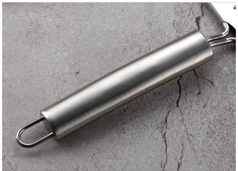 KIBS Korean Carrot Grater - Stainless Steel Shredder, 28.3x8.8x1.5 Small, Silver - Ideal for Russian Salad & Carrot Slicing