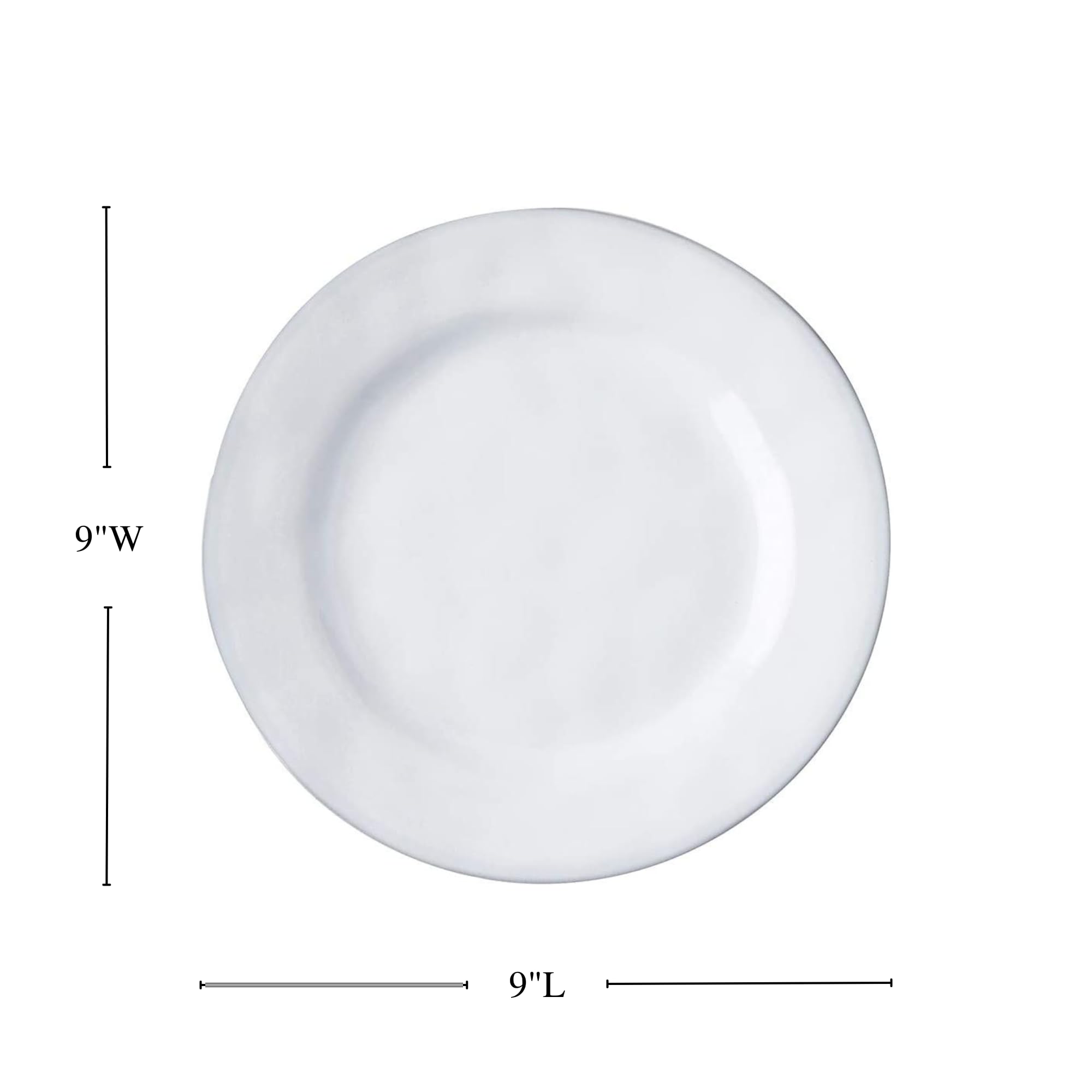 Juliska Quotidien White Truffle Dessert/Salad Plate