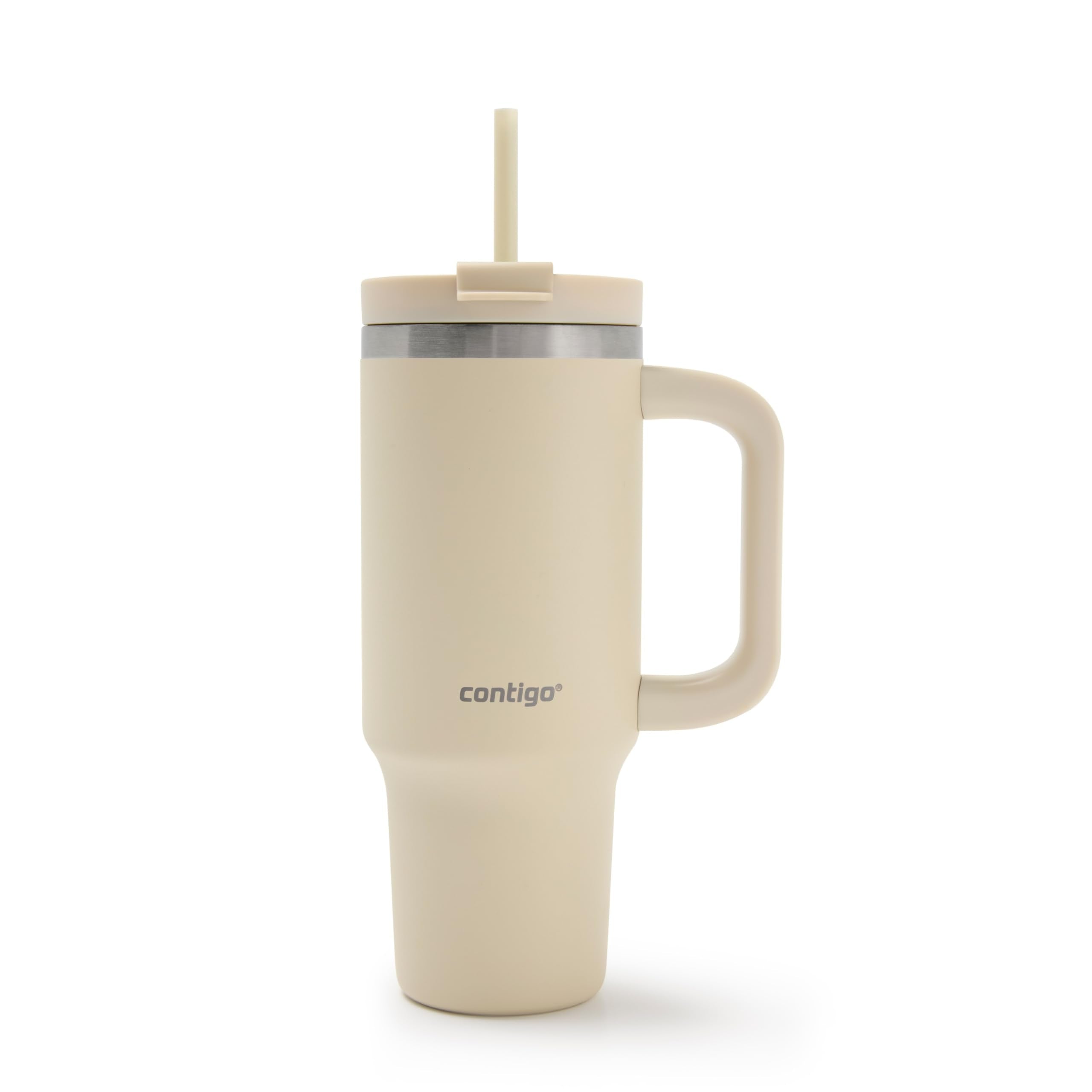 Contigo Streeterville 30oz Tumbler, Stainless Steel Vacuum Insulated, Leak-Proof, Cold for 29 Hours, Fits in cupholders, Oatmilk
