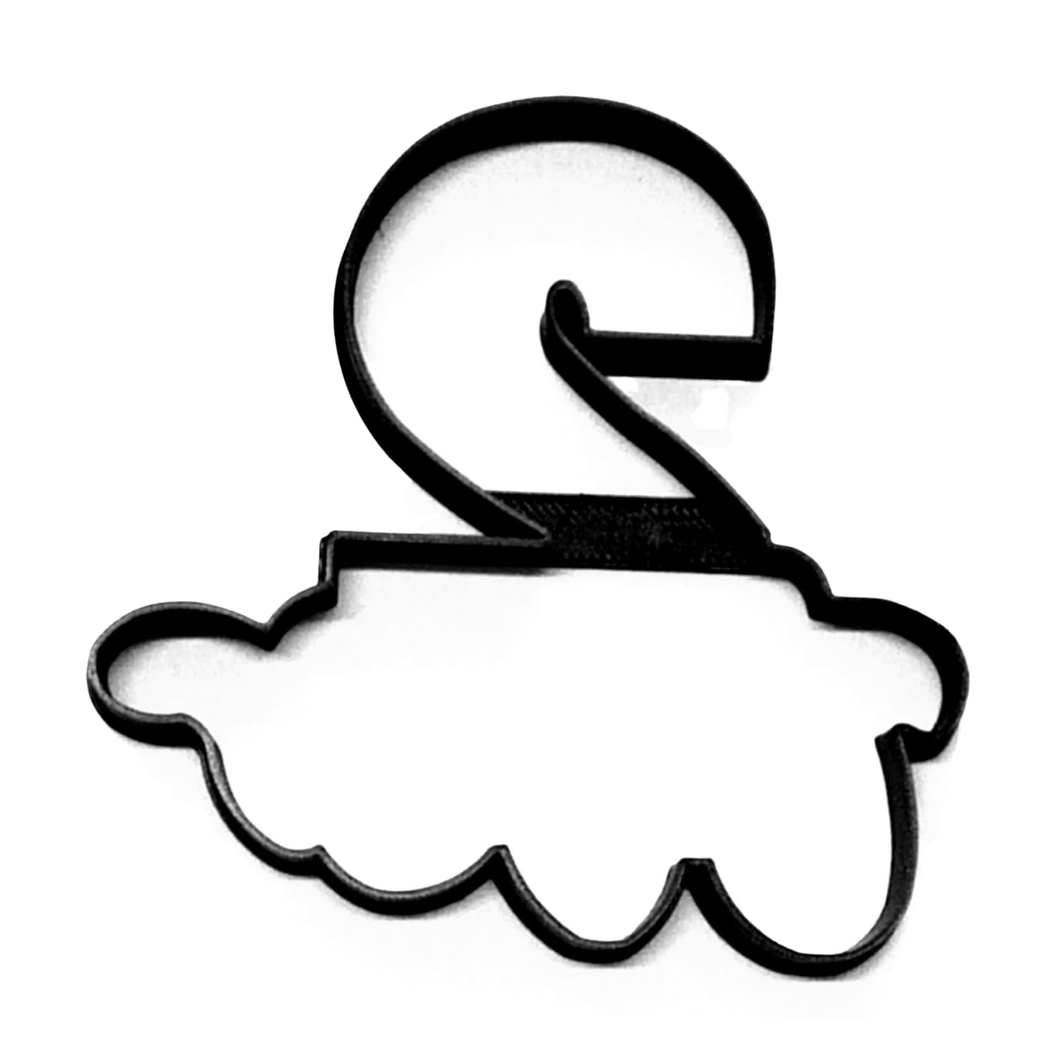 Fancy Number Two 2 With Word Outline Birthday Anniversary Cookie Cutter Made In Usa Pr3002