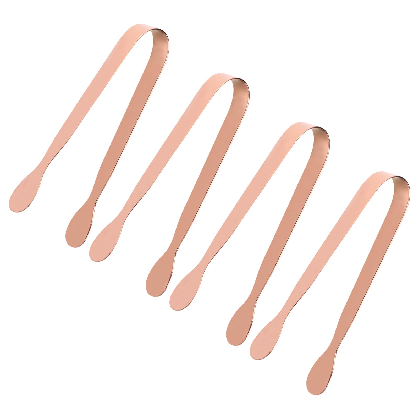 Midelong Rose Gold Mini Serving Tongs, Small Sugar Tongs Stainless Steel Ice Tongs Food Tongs Appetizers Tongs Serving Utensils