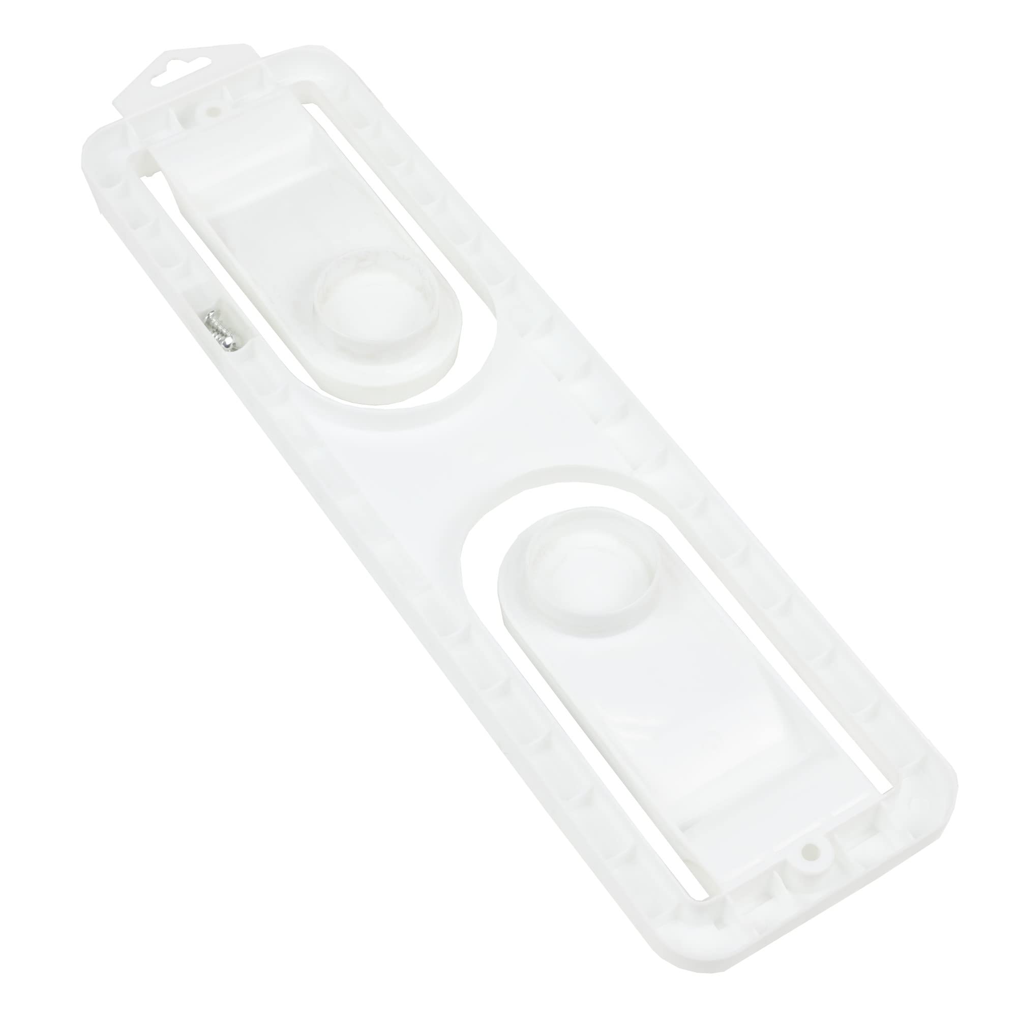 Chef Craft Select Plastic Paper Towel Holder, 12.5 Inches In Length, White