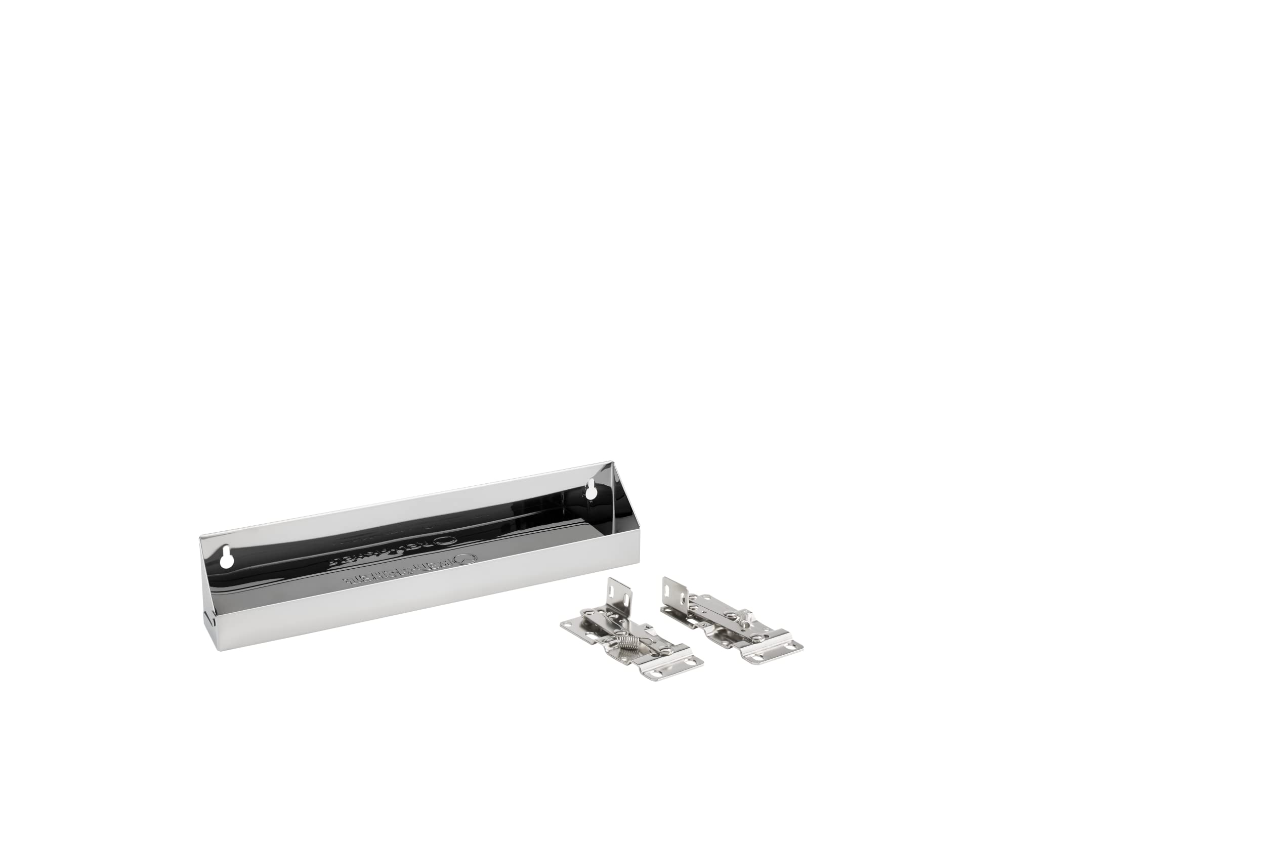 Rev-A-Shelf 14-1/4 In Stainless Steel Tip-Out Tray, Silver
