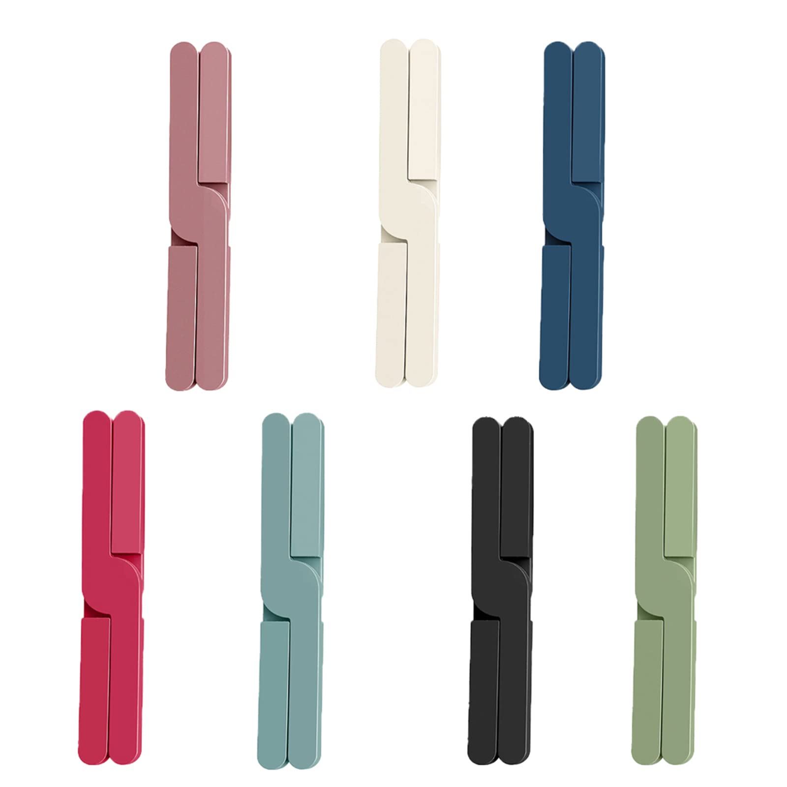 Foldable Silicone Trivets Non-Slip Heat-Resistant Folding Pad With Collapsible Cross Design For Hot Dishes Hot Pots And Pans (7P