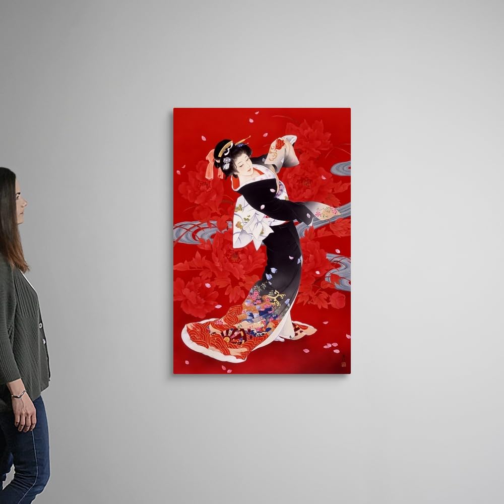 Canvas On Demand Hien Canvas Wall Art Print By Haruyo Morita, Figurative, Home Decor, Beauty Artwork, 32''X48''