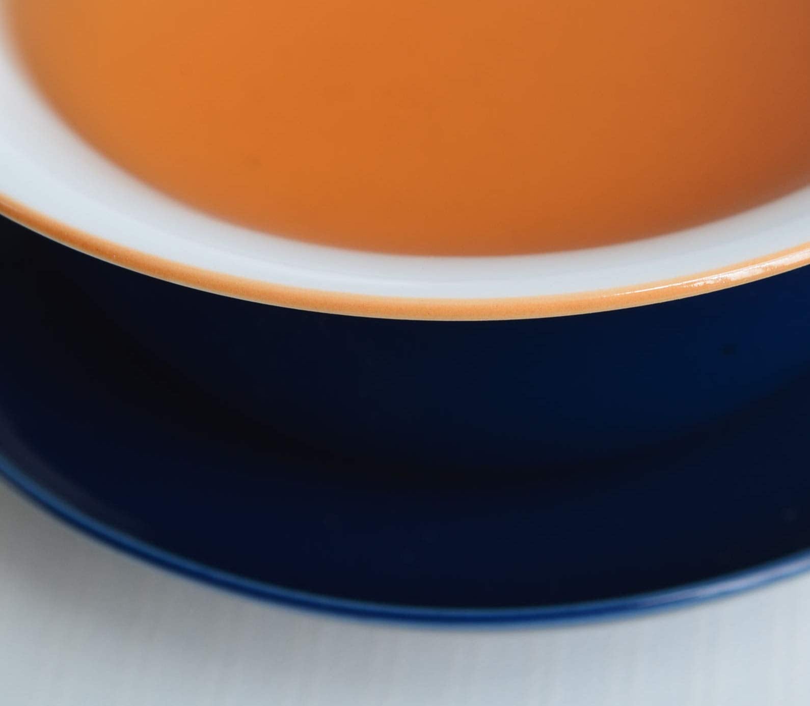 Liang Baobao Porcelain Gaiwan 6.7Oz Teacup White Glazed Tureen Chinese Sancai Cover Bowl Lip Saucer Set (Blue)