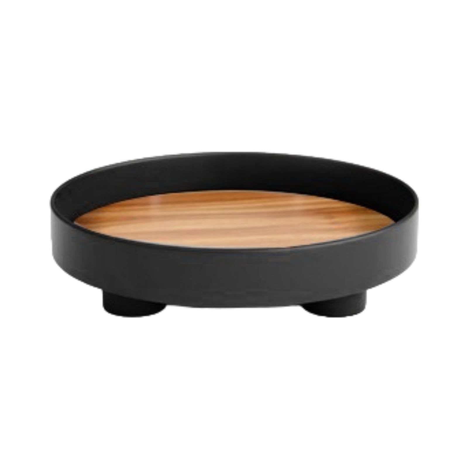 Zoomella Serving Tray Multifunctional Portable Round Vanity Tray For Hotel Fruit Bar Gray|Home & Garden|Kitchen, Dining & Bar|Di