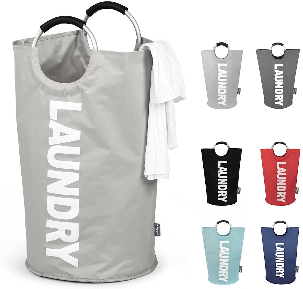 Velolight Laundry Basket with Handles (X-Large 115 Ltr ) Big Foldable Laundry Bag Waterproof Bin Hamper for Dirty Used Clothes f