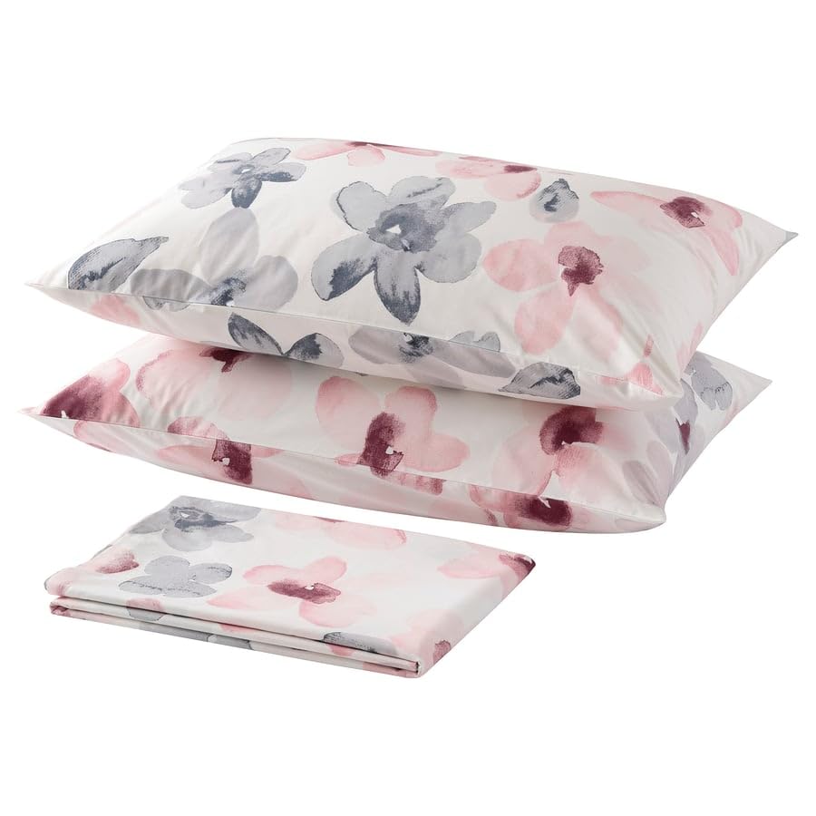 Establisher Lappnycklar Flat Sheet Set With 2 Pillowcases  Multicolour Bed Linen Set, Flat Sheet 240X260 Cm With Pillowcases 50