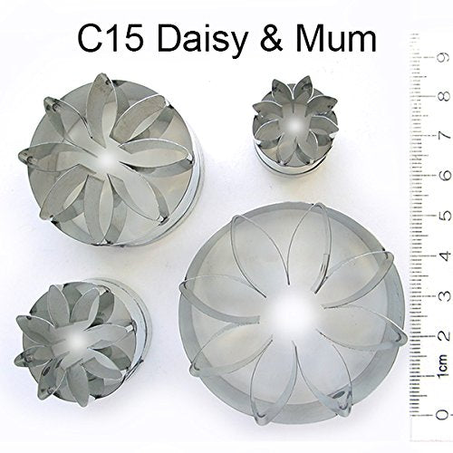 Daisy 8 Petal 4 Cutter Set By Wsa
