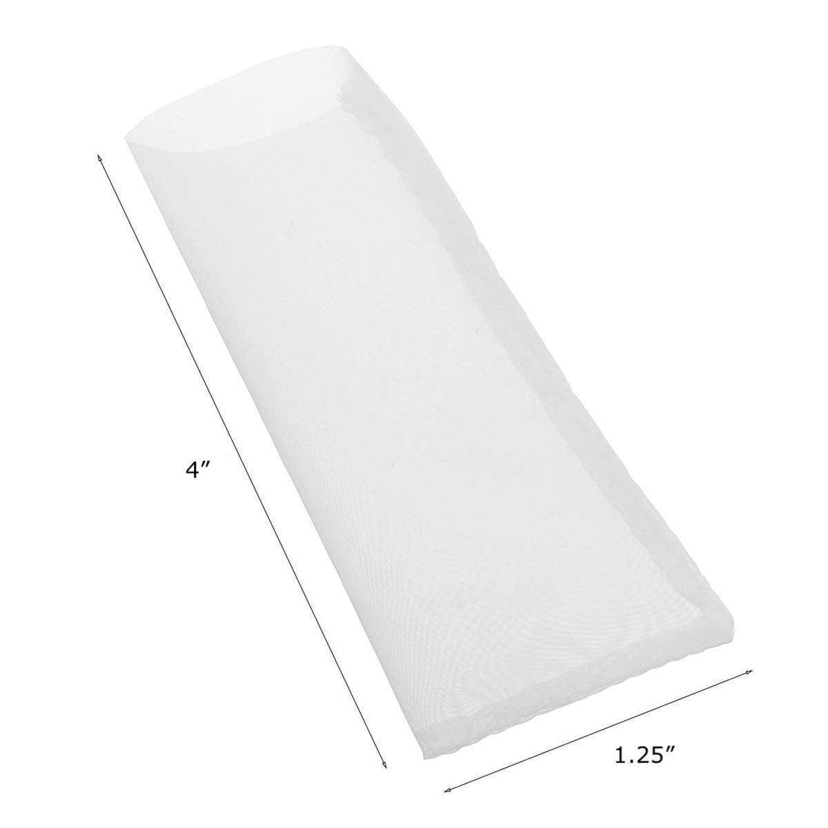 25 Micron | Premium Nylon Tea Filter Bags | 1.25'' X 4'' | 10 Pack