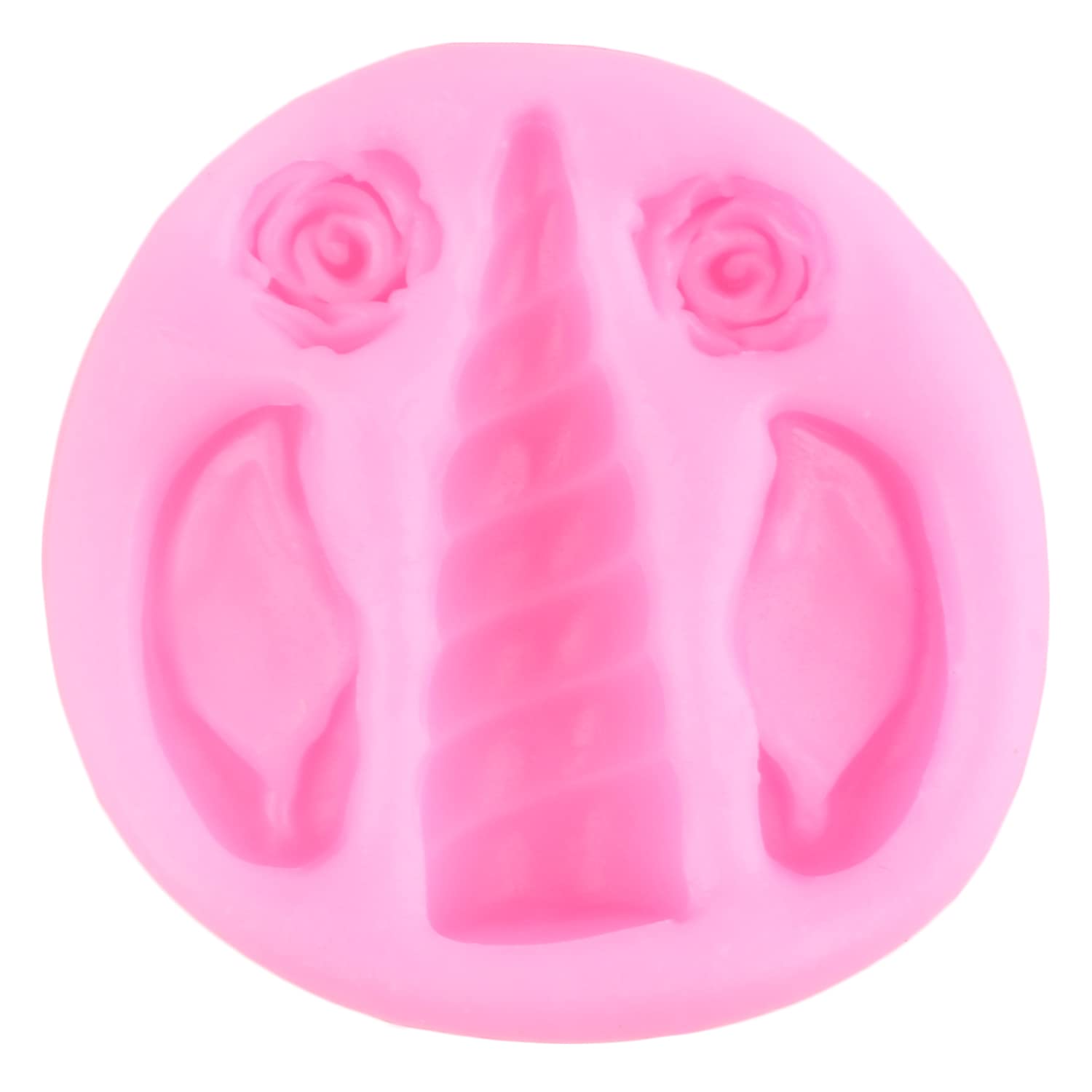 Lkdquthm Unicorn Silicone Mold Unicorn Molds Rainbow Cloud Fondant Molds Unicorn Ear Horn Chocolate Molds For Candy Cake Decorat