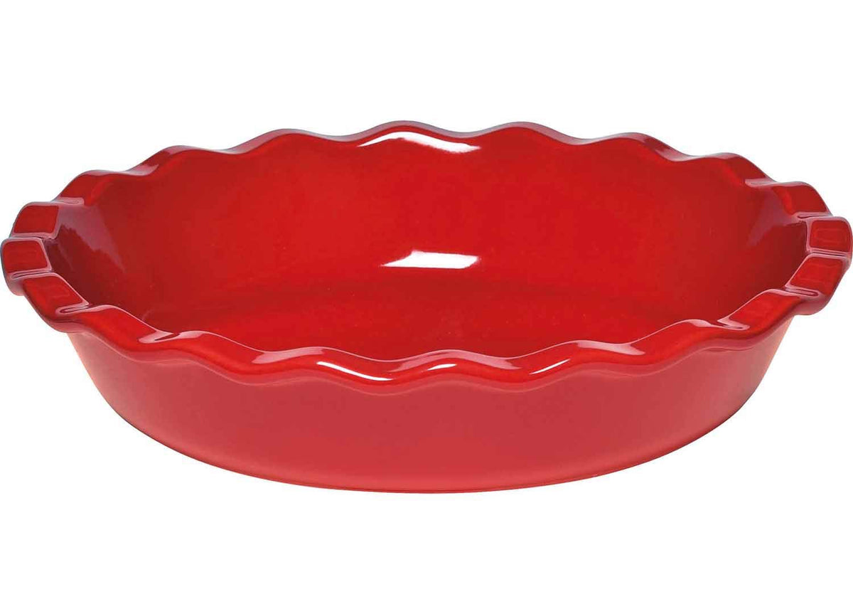Emile Henry Le Grande 12'' Pie Dish | Burgundy