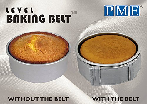 Pme Level Baking Belt For Round And Square Pans, 42 X 4-Inch, Gray