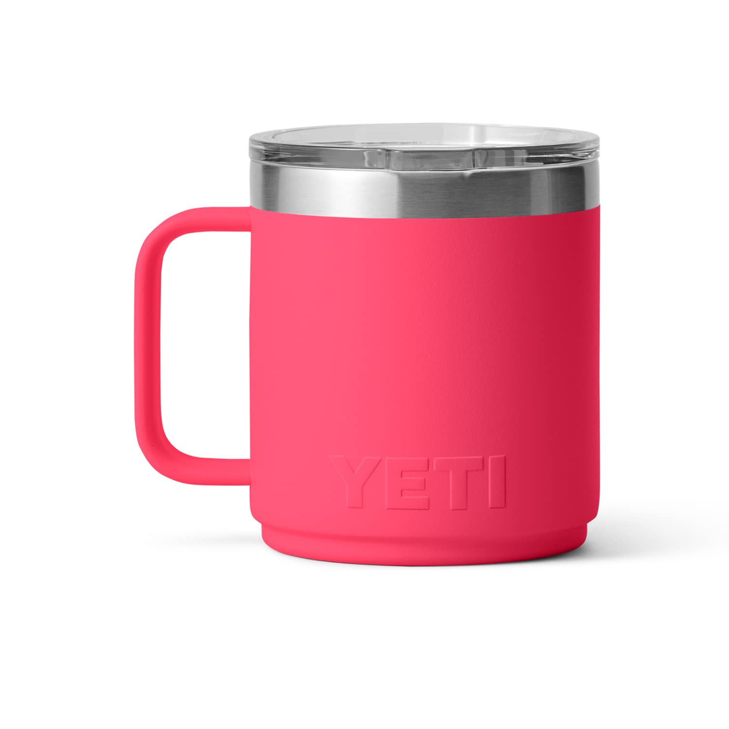Yeti Rambler 10 Oz Stackable Mug, Vacuum Insulated, Stainless Steel With Magslider Lid, Bimini Pink
