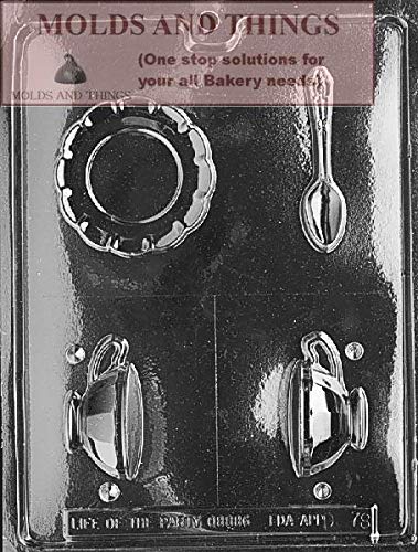 Tea Cup Chocolate Candy Mold Tea Pot Chocolate Candy Mold With Exclusive Copyrited Candy Making Instruction