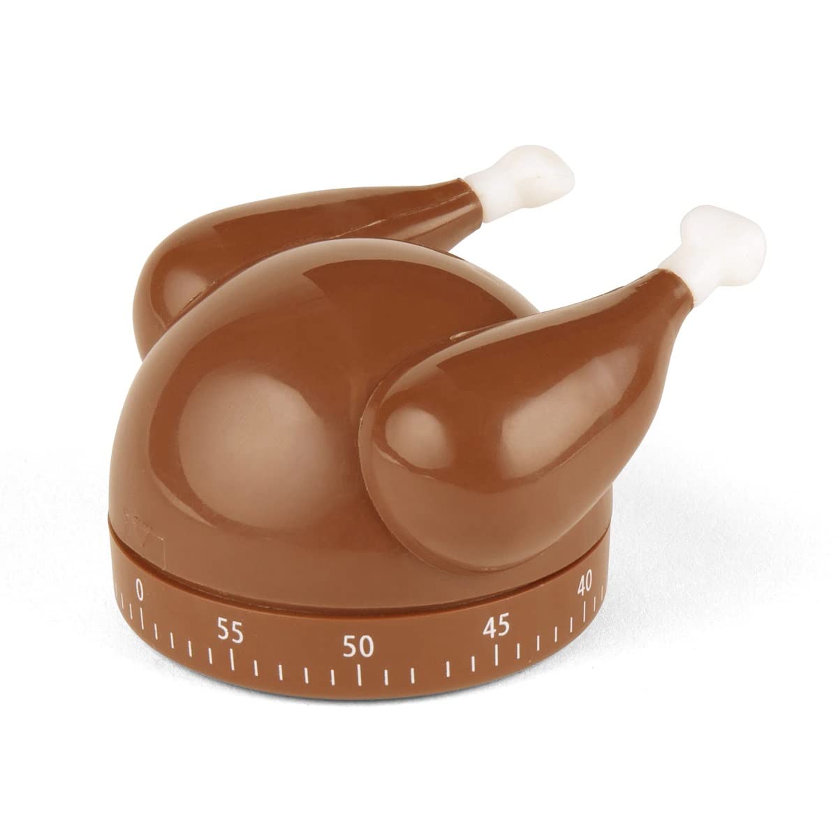 Kikkerland Turkey Timer - Fun Gadget for Home & Kitchen - 60 Minute Windup Timekeeper for Cooking - Perfect for Thanksgiving