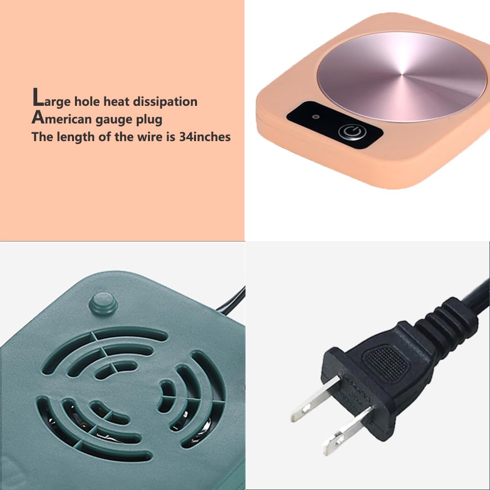 Coffee Mug Warmer For Coffee And Tea, Portable Cup Warmer For Travel, Office Desks, And Home Coffee Warmer For Cocoa, Milk, Tea,