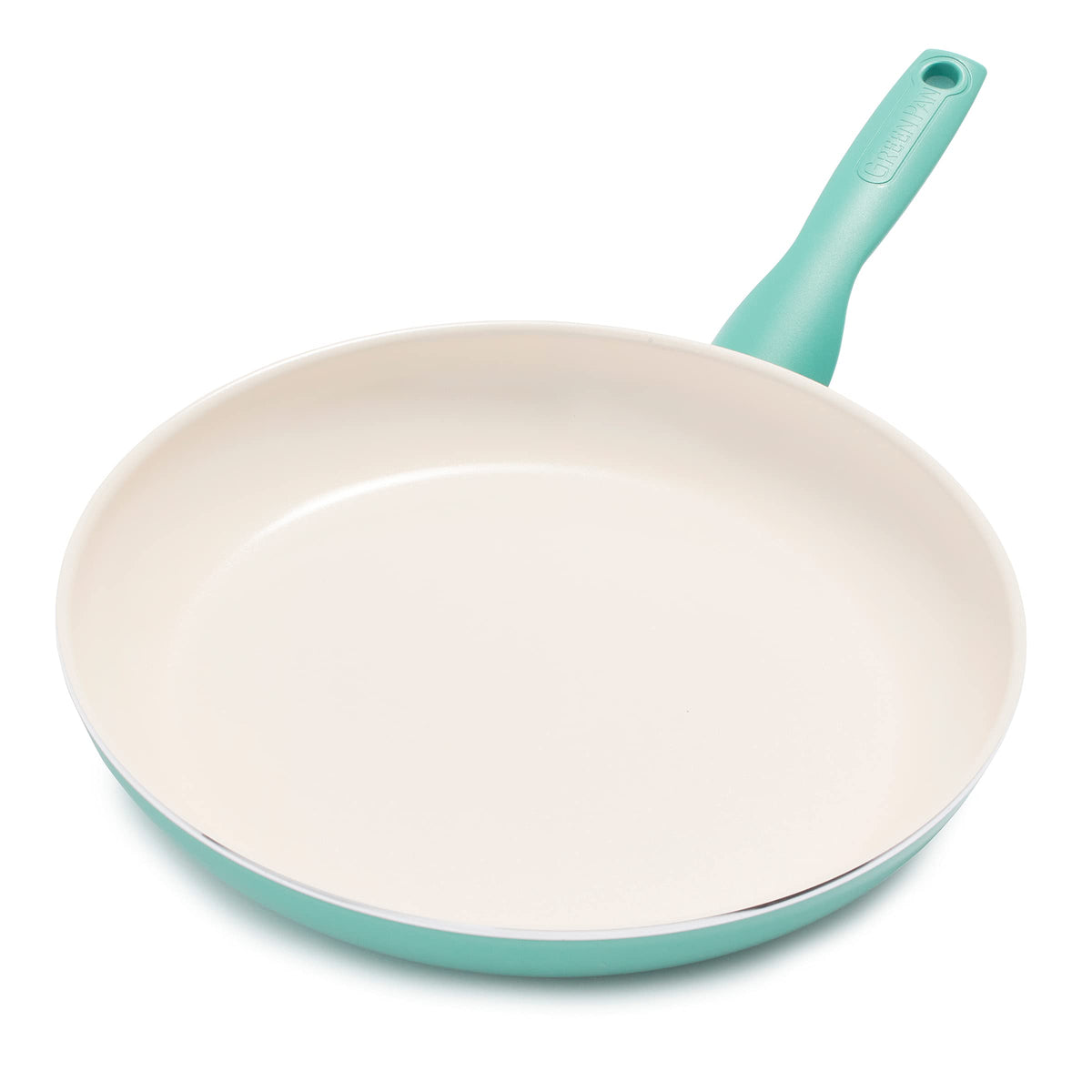 Greenpan Rio Healthy Ceramic Nonstick 12'' Frying Pan Skillet, Pfas-Free, Dishwasher Safe, Turquoise