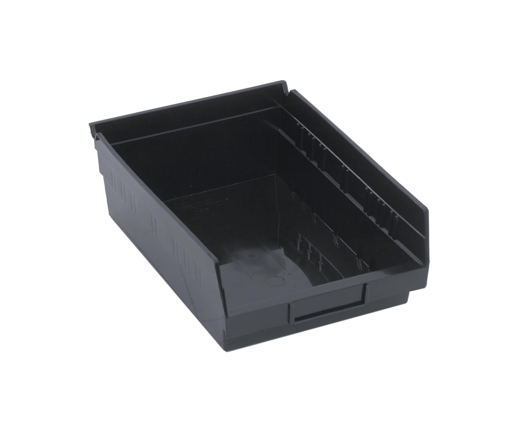 Quantum Storage Systems Qsb107Bk Economy Shelf Bin, 11-5/8'' Length X 8-3/8'' Width X 4'' Height, Black, Pack Of 20